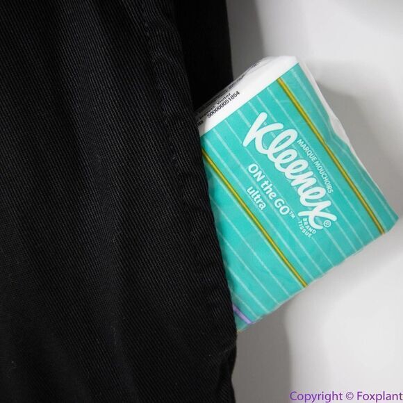 NEW Eloquii black Cropped Jumpsuit with Button Front, 20 - Picture 11 of 16